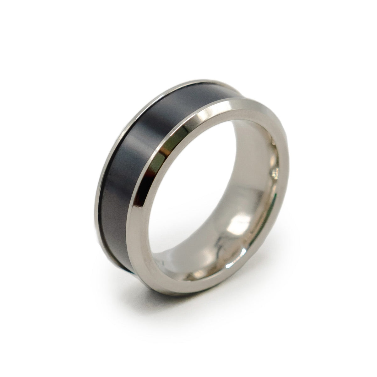 Xerxes Titanium Reverse Inlay Ring