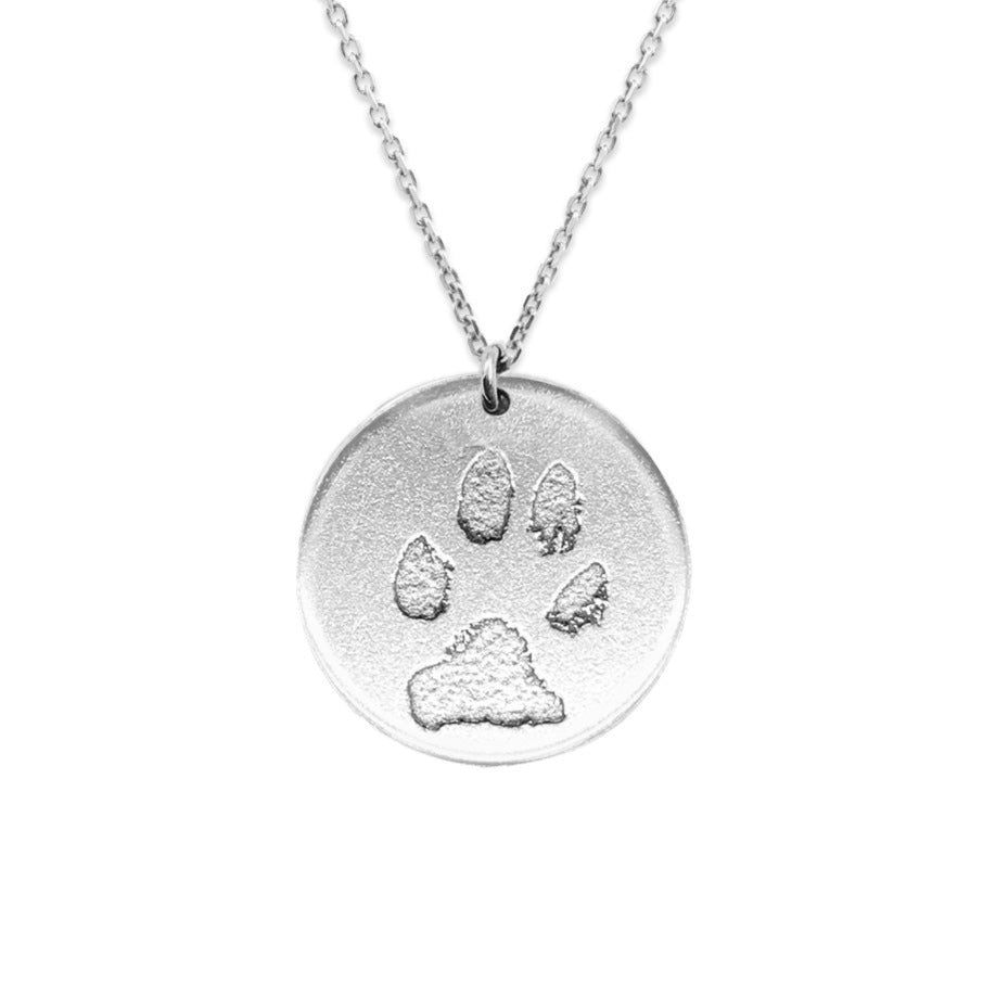 Sterling Silver - Image Disc Necklace - Pets Pendant (Archived)