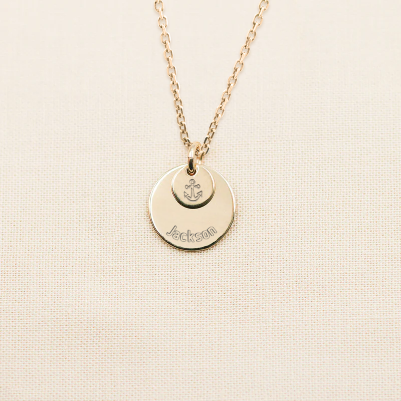 Boden dainty 2025 disc necklace