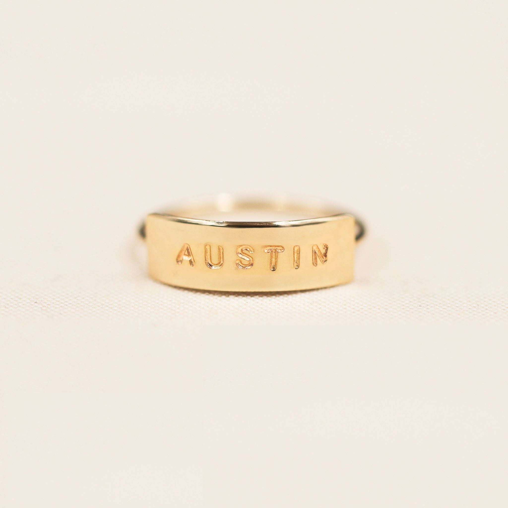Custom Name Ring, Two Finger Double Color Nameplate Ring, Wedding Gift, Personalized  Ring, Custom Ring With Name, Bridesmaid Gift - Etsy