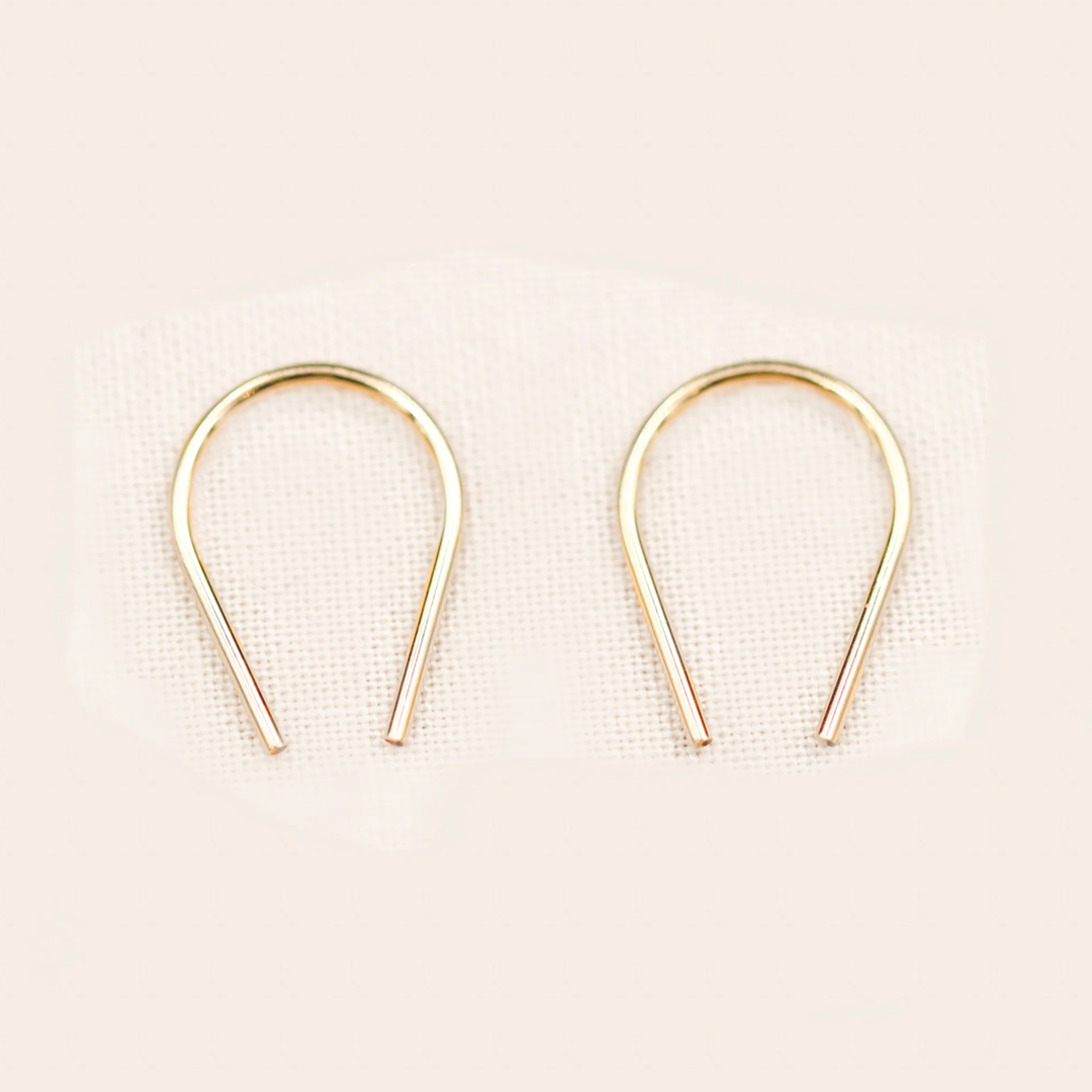 Precious Maze Small Hoops – Sweet Pea Jewellery